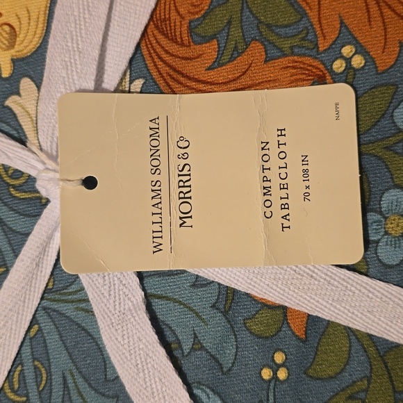 Williams Sonoma MORRIS & CO. Compton Tablecloth,Size 70×108 In, Retail $150.00US - Picture 4 of 15